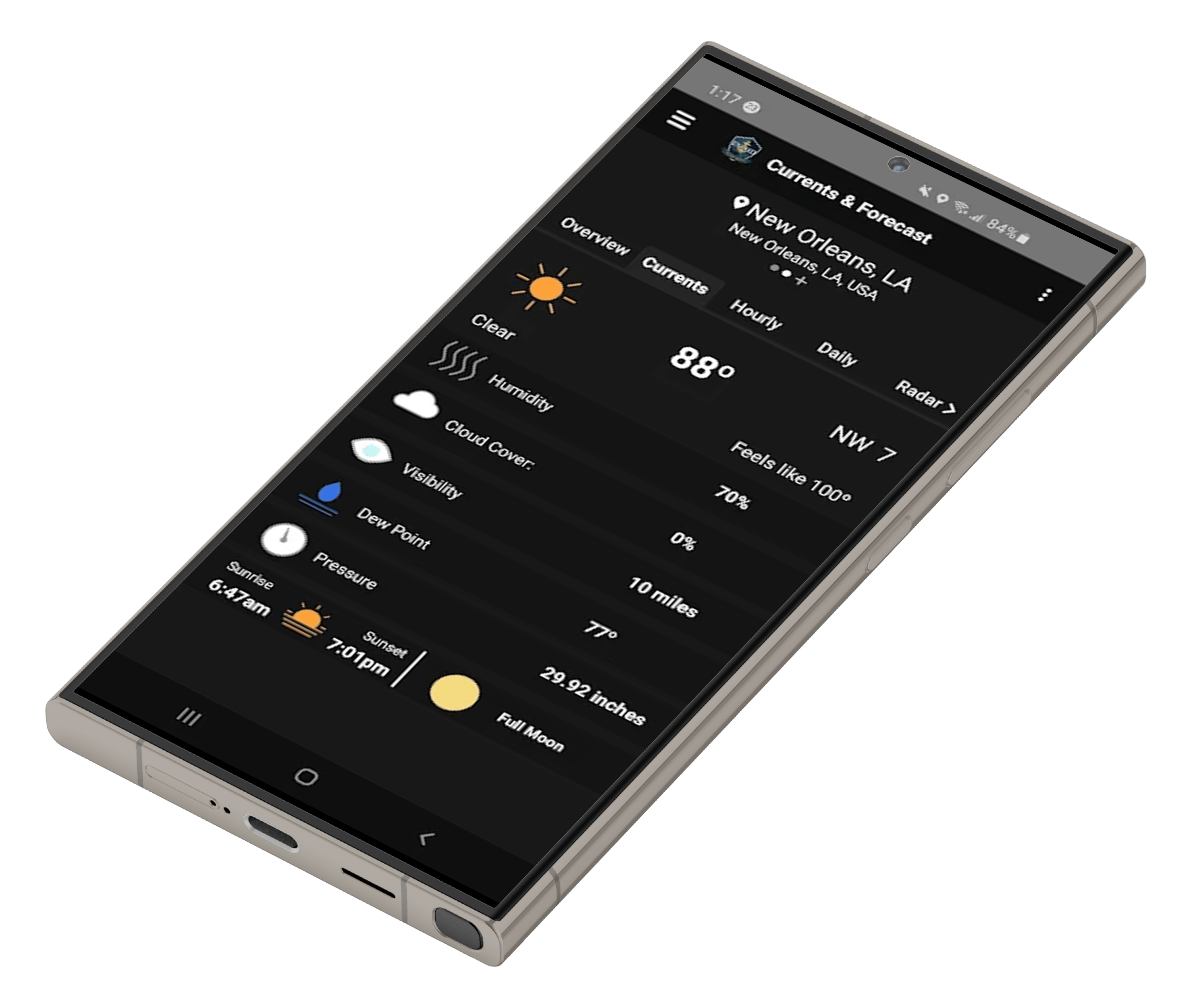Google Play Store UCN Weather app 3-left